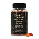 Black Girl Vitamins gominola una vez al día, energía diaria.