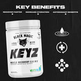 Sabor Piña Colada de Black Magic Keyz para una experiencia tropical sin azúcar.