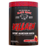 Black Magic Villain, botella energizante, ideal para enfoque y rendimiento en entrenamientos.