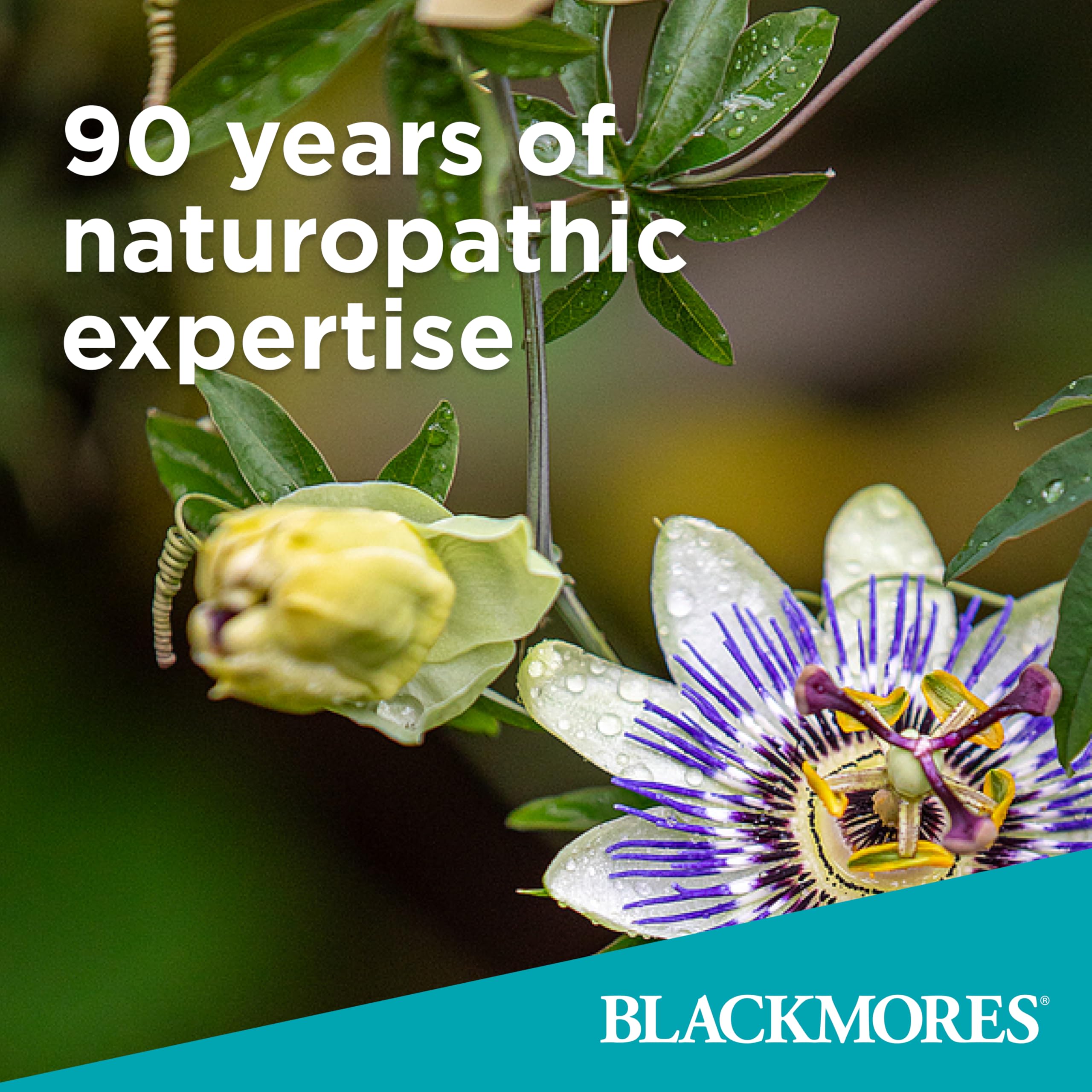 Etiqueta legible de Blackmores, dosis diaria para consumo responsable.