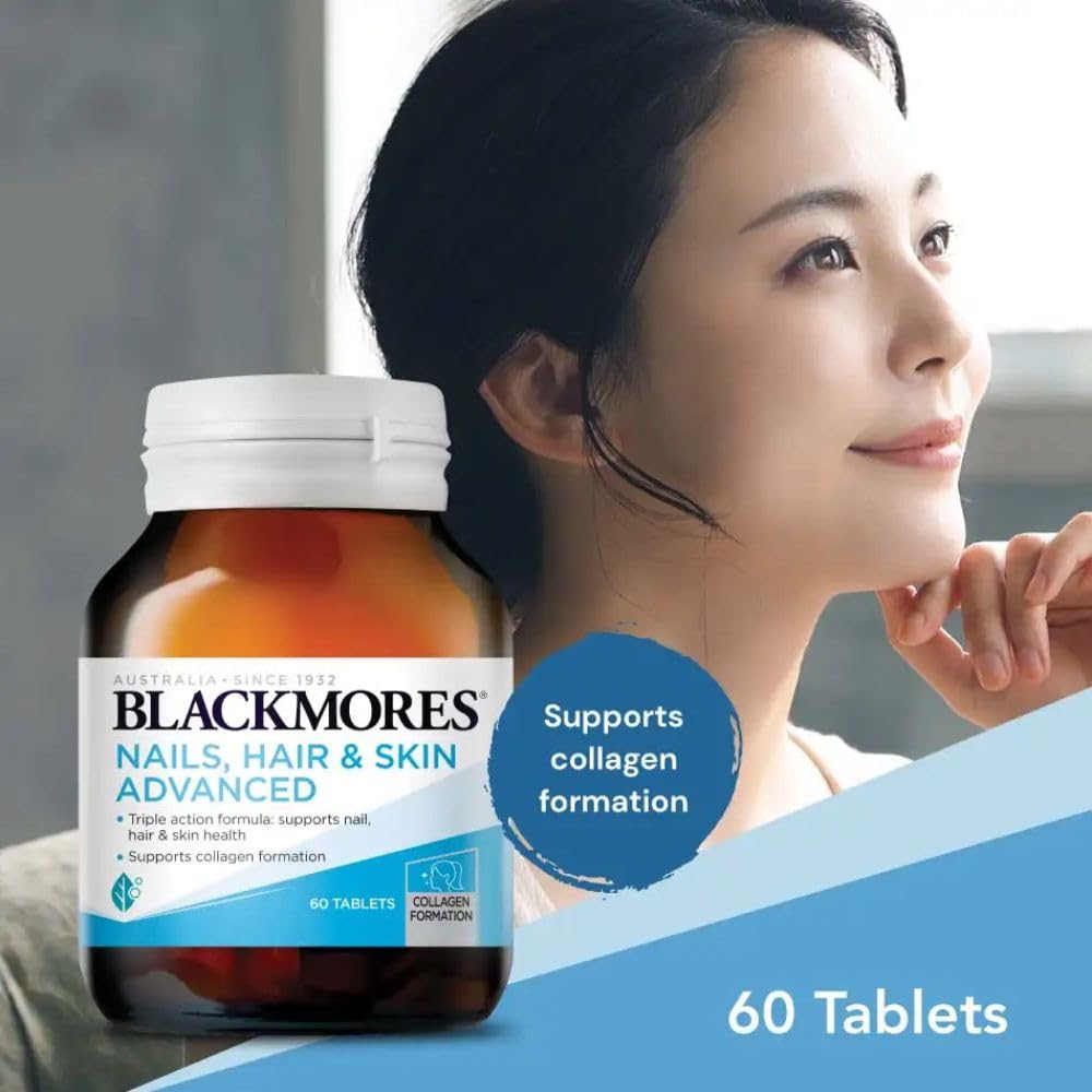 Blackmores tabletas biotina, uñas más fuertes y crecimiento potencial
