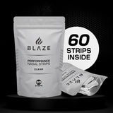 Blaze tiras nasales uso prolongado para actividades intensas.