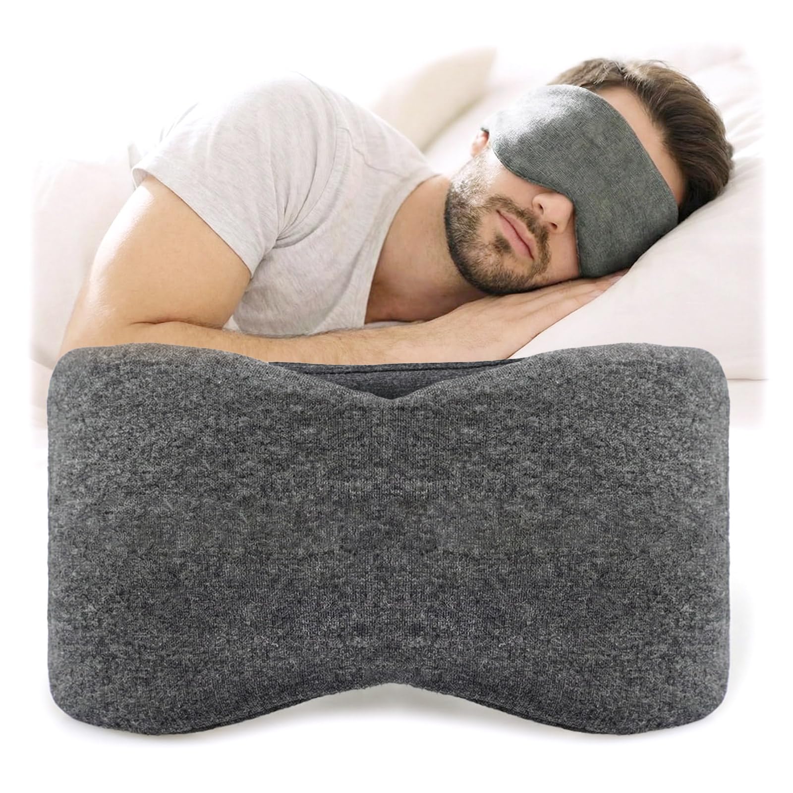 Blazeavian mascarilla para dormir con puente nasal bloquea la luz para un descanso profundo.