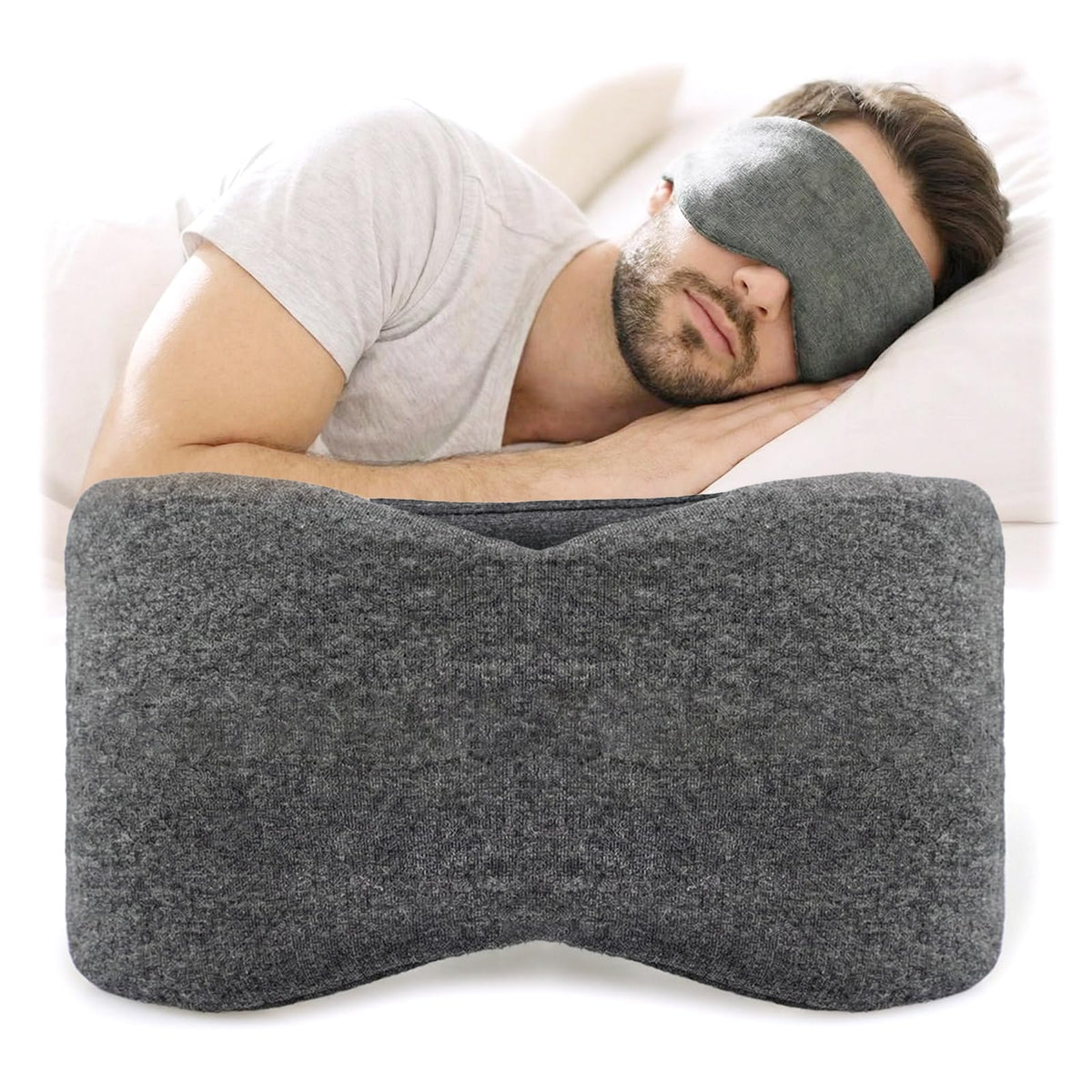 Blazeavian mascarilla para dormir con puente nasal bloquea la luz para un descanso profundo.
