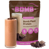 Blender Bombs Bomb Plant Protein en envase práctico para batidos vegetales