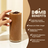Producto Bomb Plant Protein sin azúcar, endulzado naturalmente