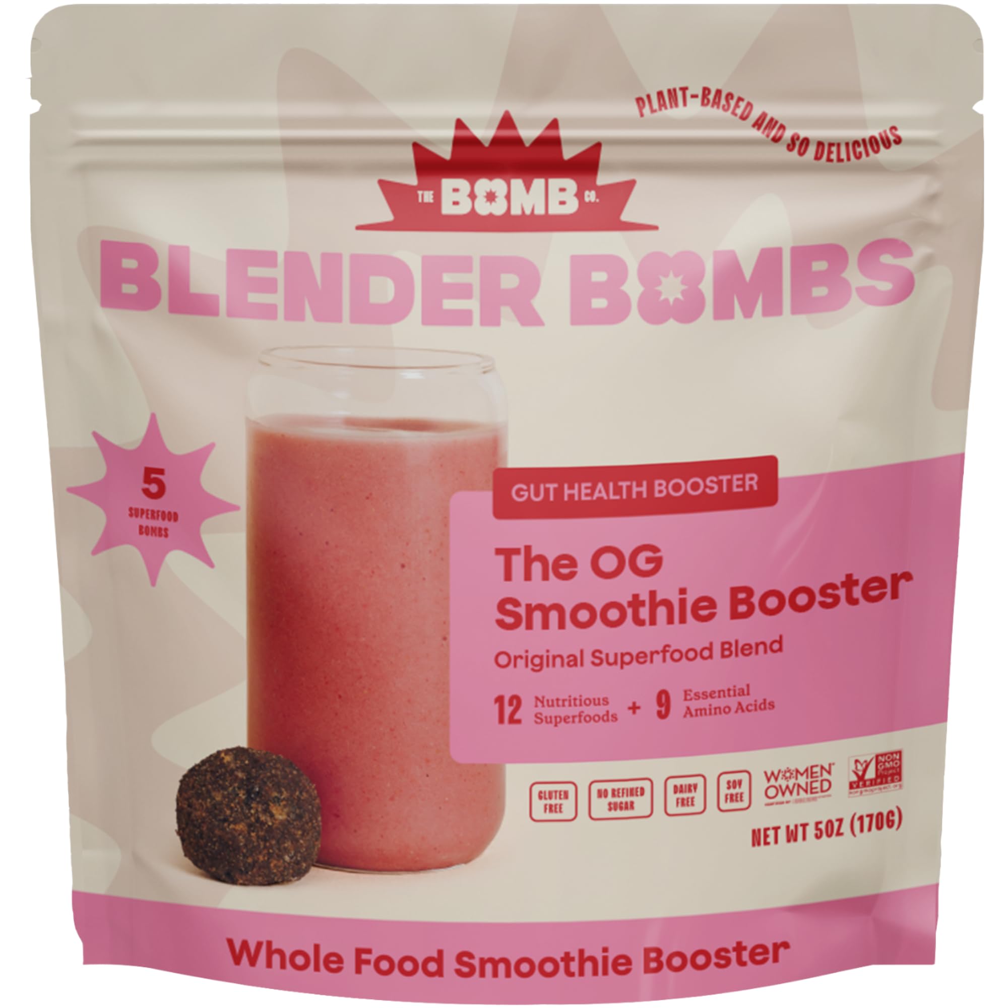 Blender Bombs Original en lata, booster para batidos que aporta cremosidad y sabor.