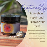 Bliss Energetics Puddy, ingredientes clave, promueven minerales para dientes.