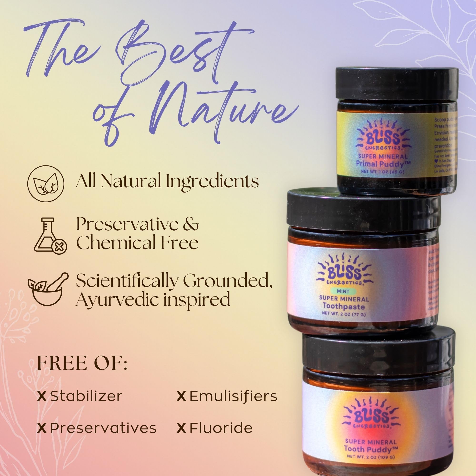 Bliss Energetics Puddy, punto de uso, tratamiento puntual para zonas específicas.