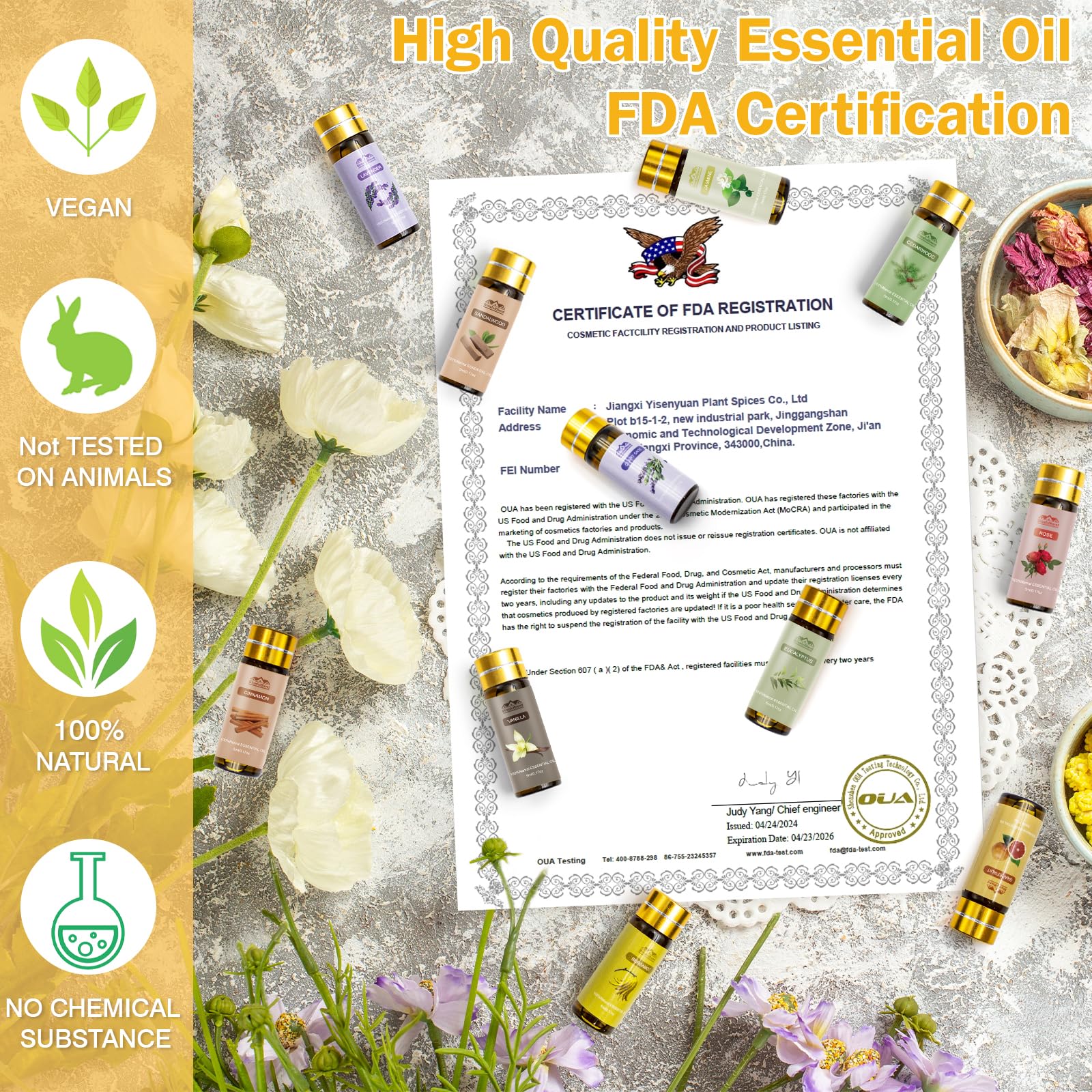 Aceites BlissfulBlend limón, frasco: fragancia cítrica para difusor