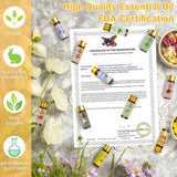 Aceites BlissfulBlend limón, frasco: fragancia cítrica para difusor