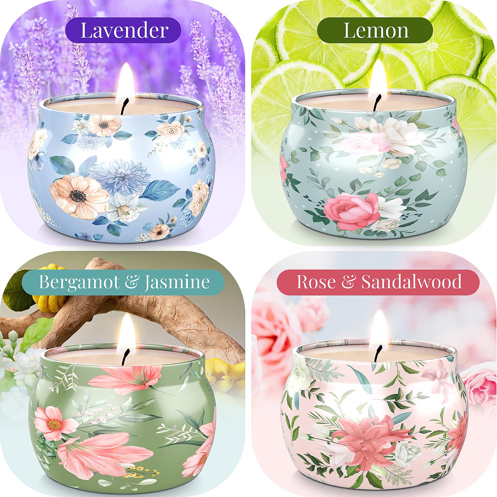 Vela BlissfulOasis limon: aroma fresco para cocina y estudio