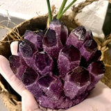 BLOCKv amatista natural, joyería y tallado, apta para proyectos artesanales.