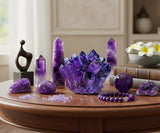 BLOCKv amatista natural, regalo ideal para yoga y meditación, regalo consciente.