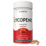 Cápsulas Bloofah Licopeno 500 mg, frente, opción antioxidante para uso diario.
