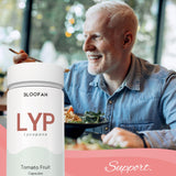 Uso diario con Bloofah Licopeno, cápsulas para apoyo antioxidante.