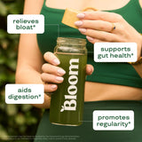 Bloom Nutrition beneficios digestivos que ayudan a la digestión diaria.