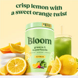 Bloom Nutrition mezcla de ingredientes saludables para la salud general.