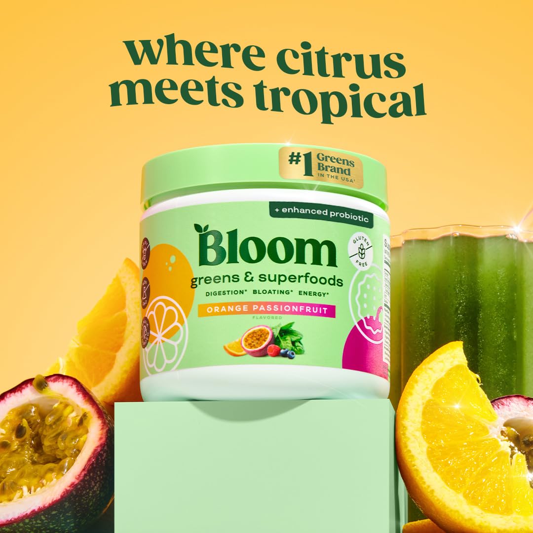 Bloom Nutrition Batido Verde: fácil de incorporar vegetales en tu rutina diaria.