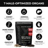 Bloomeo cápsulas próstata-res: nutrición de órganos para bienestar masculino