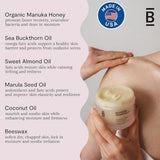 Aplicación suave de Blossom Essentials que se funde sin dejar grasa.
