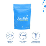 Vaso con Blowfish listo para beber, pensado para hidratación ligera