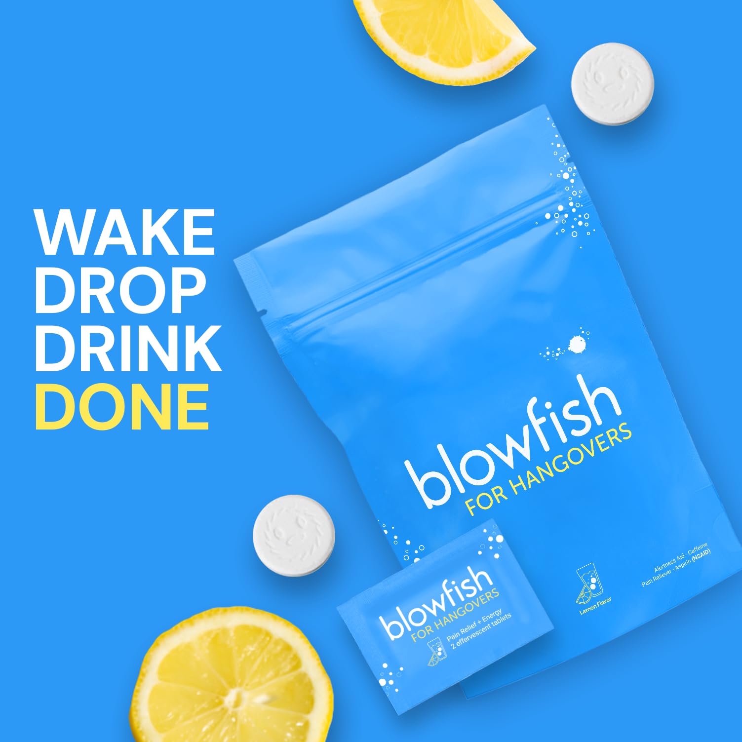 Caja Blowfish de 20 tabletas para estar preparado