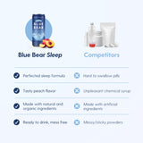Blue Bear sin cafeína, té sabroso para la noche