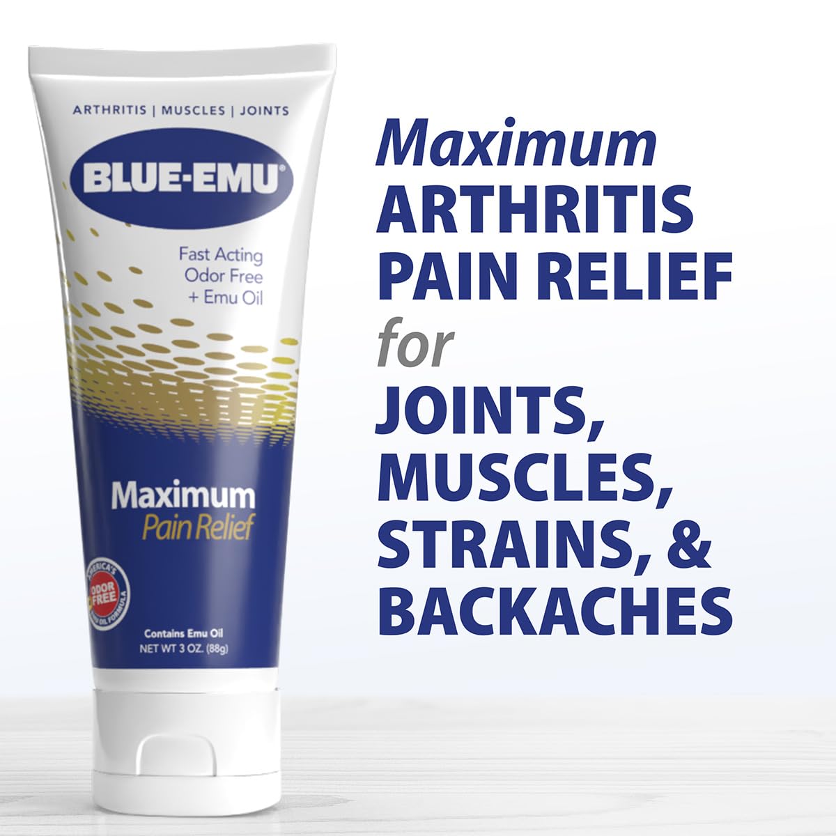 Blue-EMU Crema de absorcion rapida para dolor muscular y articular.