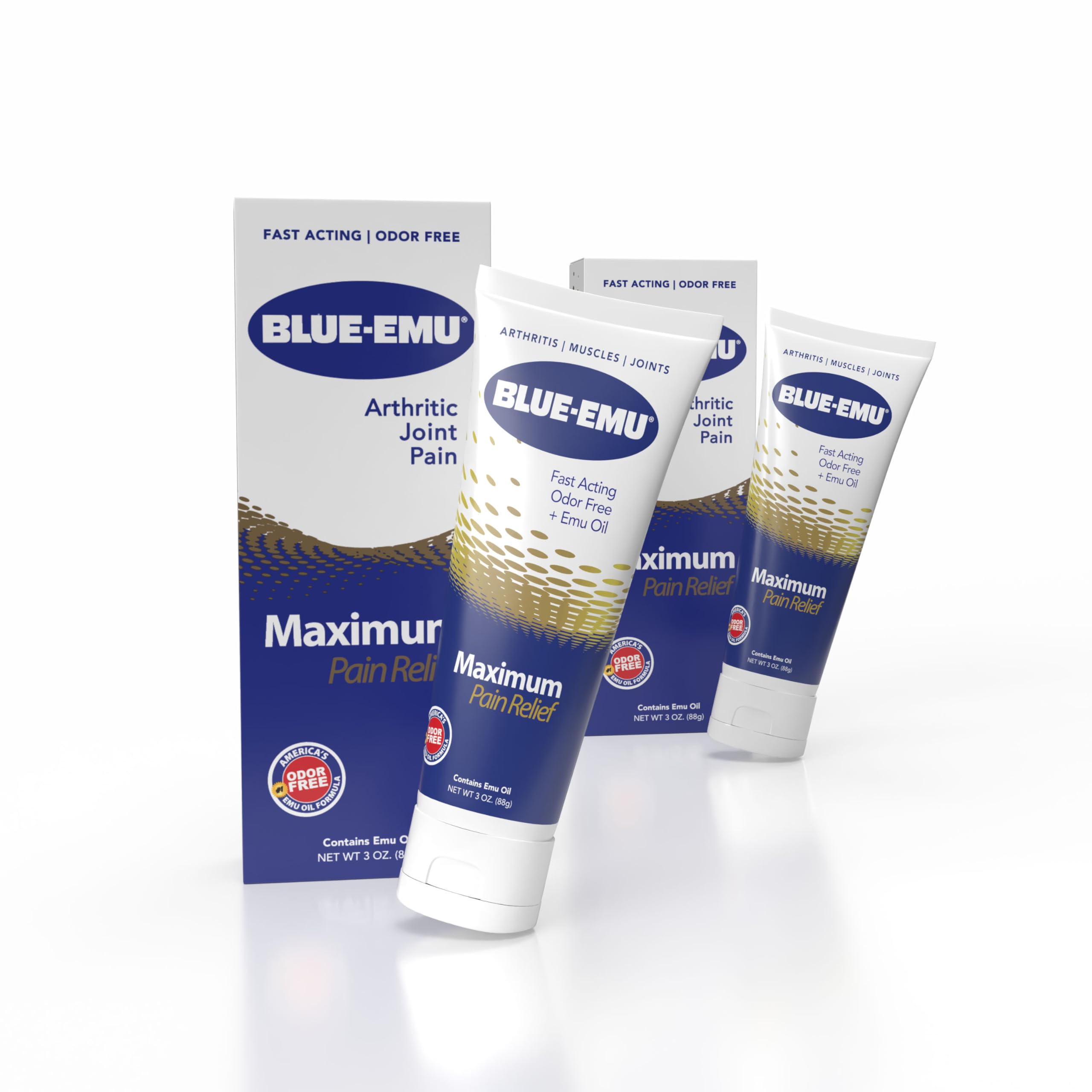 Blue-EMU Crema para alivio de dolor de artritis con movilidad diaria.