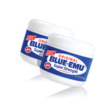 Blue-EMU Original crema en botella para alivio muscular diario.