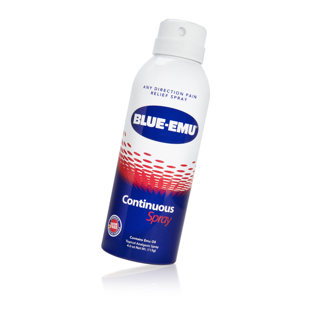 Blue-EMU spray-aplicacion-rapida para articulaciones y músculos, alivio cercano.