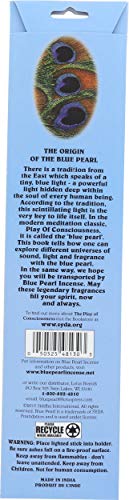 Blue Pearl Incenso Clásico Champa varilla encendida para un momento de calma
