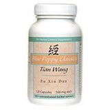 Blue Poppy Tian Wang Bu Xin Dan, botella de cápsulas para apoyo diario al equilibrio