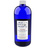 Blue Ridge Silver, botella 32 onzas frente, lista para uso diario de rutina de bienestar.
