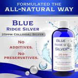 Blue Ridge Silver, envase sin sal, adecuado para dietas sensibles.