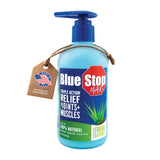 Blue Stop Max, gel de masaje en botella con pomo, alivio suave