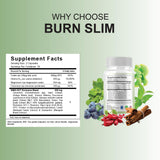 BLUE VIBE Burn Slim Pro, botella lateral, diseño compacto para llevar contigo.