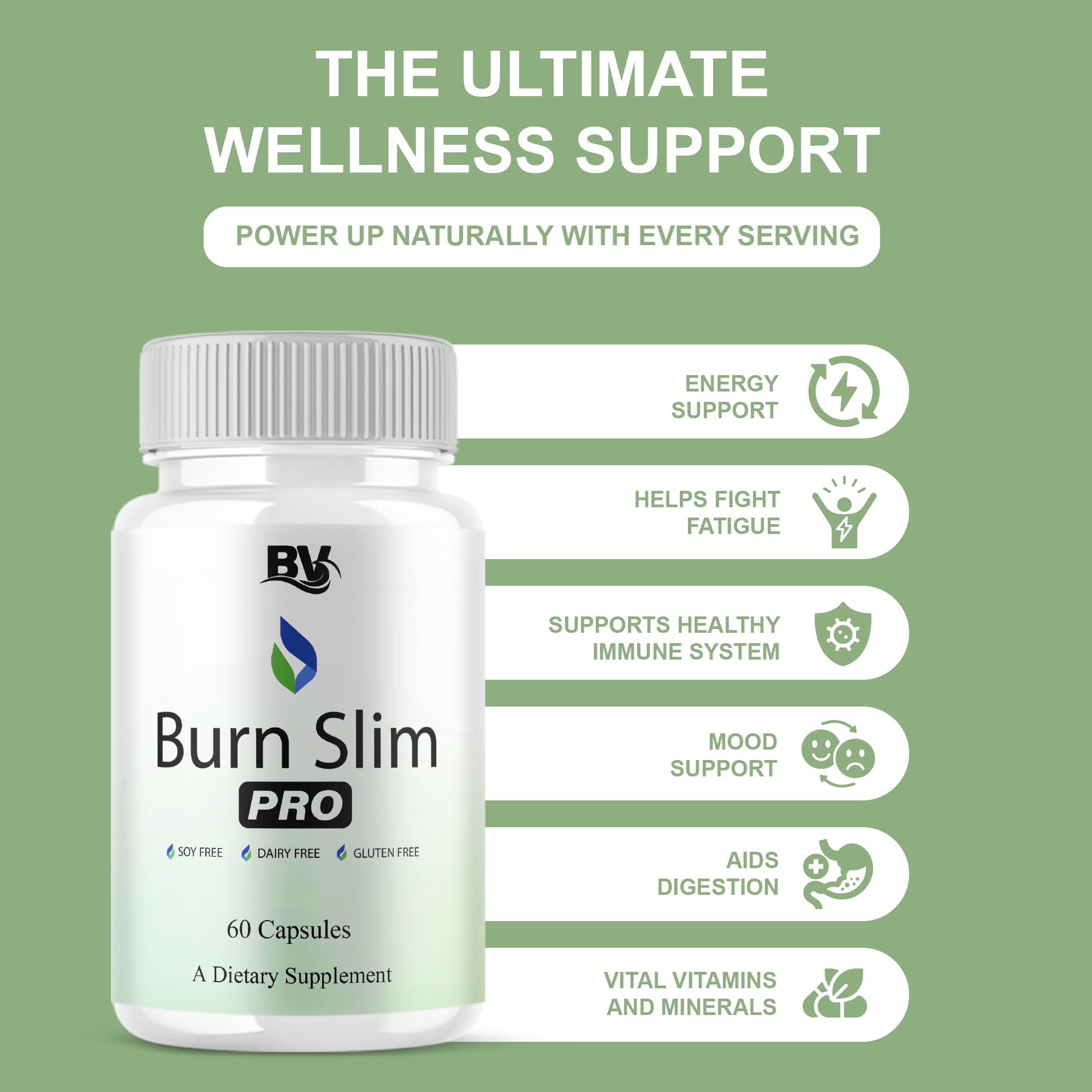 BLUE VIBE Burn Slim Pro, uso diario en la mañana, para iniciar con consistencia.