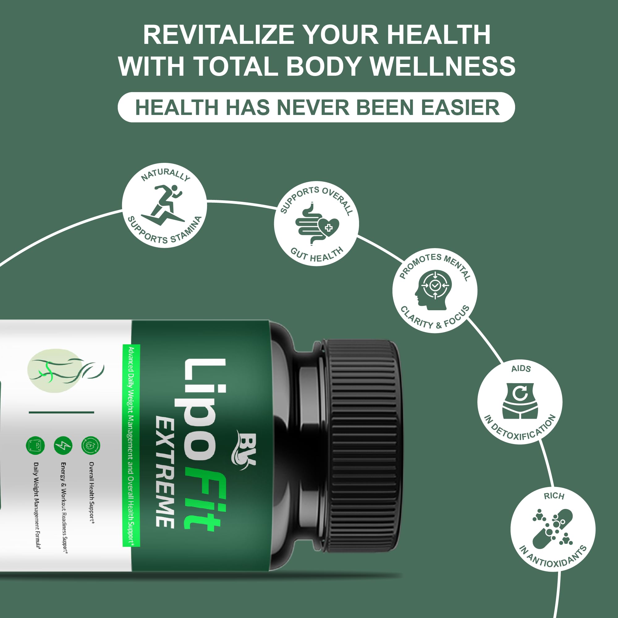 BLUE VIBE Lipofit Extreme dosis consistente para un plan de salud sostenible