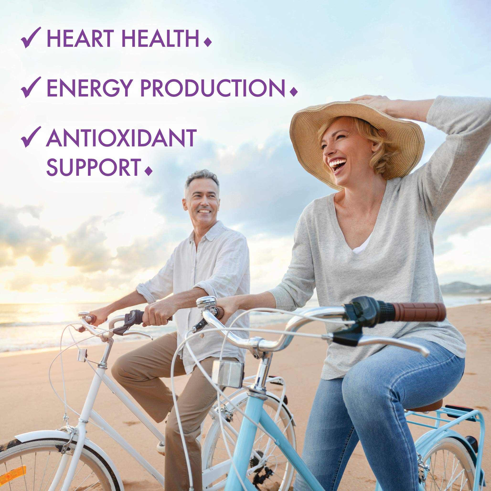 Bluebonnet CoQ10 ubiquinol 100 mg frasco en estante enfatiza formato vegetariano.