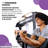 BlueBonnet Creatina Micronizada 5 g se disuelve rápido en agua para mezclar