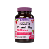 BlueBonnet EarthSweet B12 con tabletas masticables de frambuesa para energía diaria