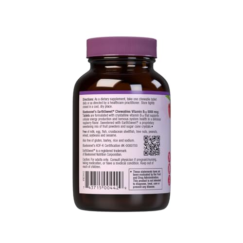BlueBonnet EarthSweet B12 sabor frambuesa ideal para recargar energía