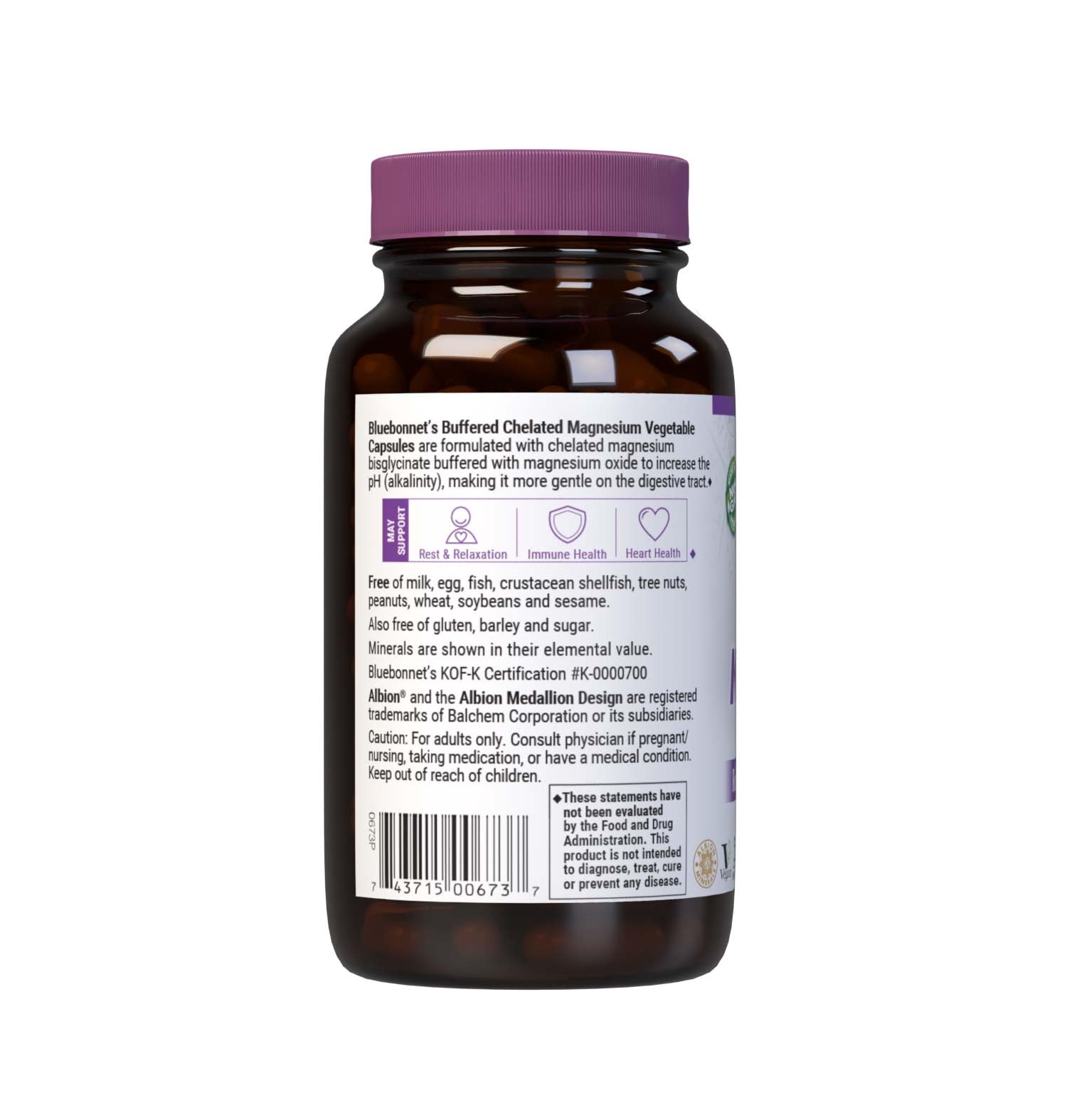 BlueBonnet etiqueta vegana, sin OGM, certificación kosher para dietas variadas.