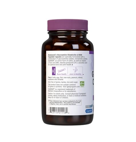 Etiqueta Bluebonnet muestra vitamina C IP preservado para apoyo antioxidante.