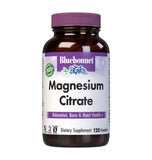 Bluebonnet Magnesium Citrate: botella con 400 mg para energía diaria.