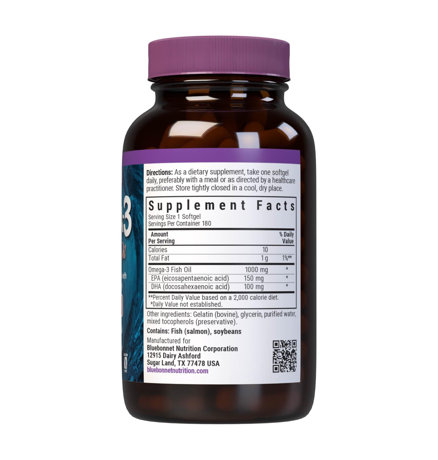 BlueBonnet Omega 3: cápsulas suaves para consumo diario y bienestar general