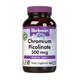 BlueBonnet Picolinato de Cromo, empaque práctico para la dosis diaria.