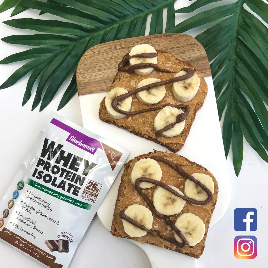 Cucharada de proteina Bluebonnet para batido de recuperación tras entrenamiento.